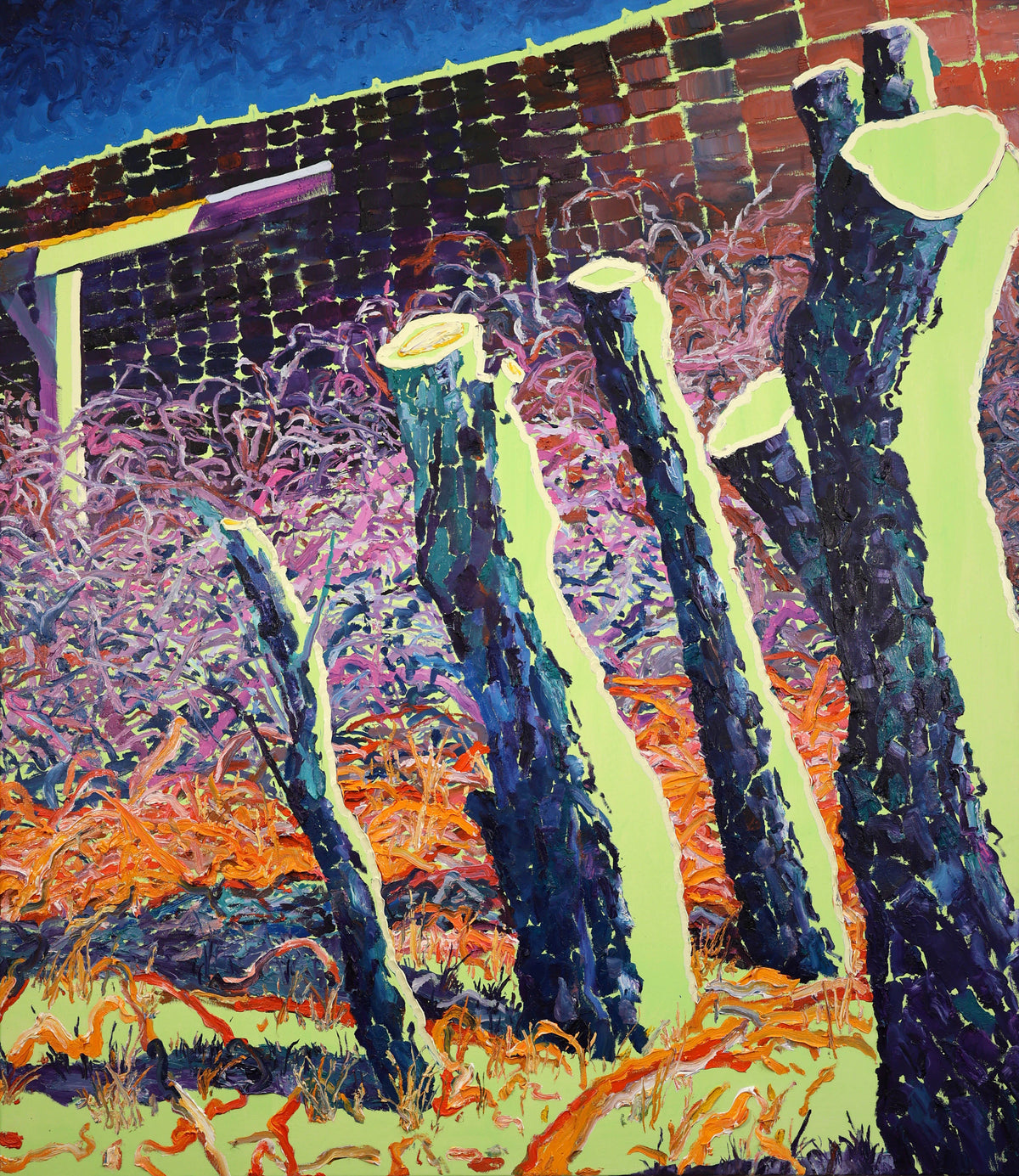 
Early Spring by Dominic Virtosu: original work, 150x130cm / 59.06x51.18 in, oil and spray paints on canvas, 2022