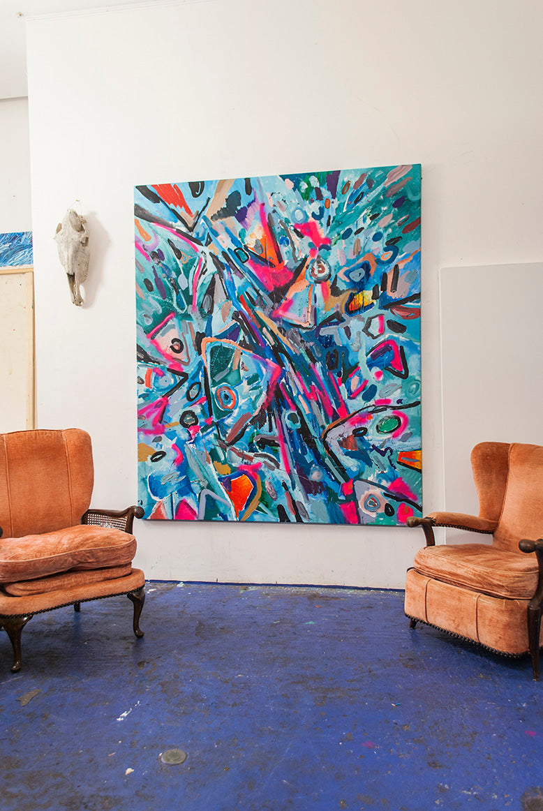 
Energy of a Day by Dominic Virtosu: original work, 200x167cm,oil on canvas, 2021 (view 5)