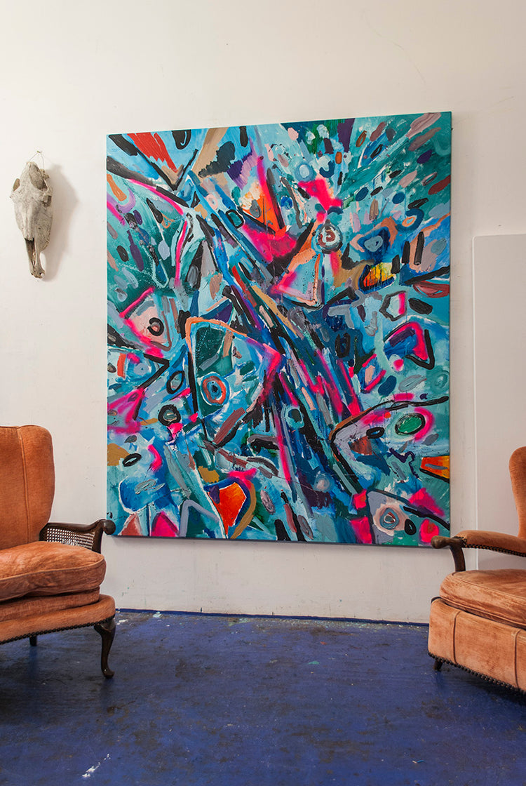 
Energy of a Day by Dominic Virtosu: original work, 200x167cm,oil on canvas, 2021 (view 6)