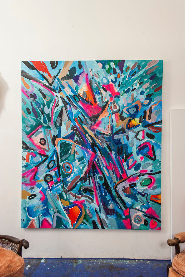 
Energy of a Day by Dominic Virtosu: original work, 200x167cm,oil on canvas, 2021 (view 8)