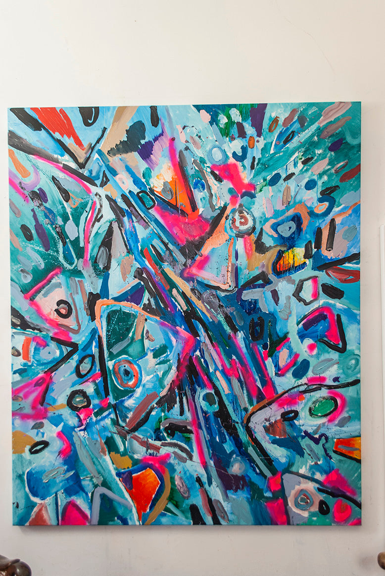 
Energy of a Day by Dominic Virtosu: original work, 200x167cm,oil on canvas, 2021 (view 9)