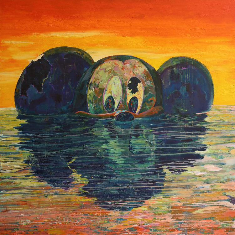 
Fun Times by Dominic Virtosu: original work, 150x150cm / 59.05x59.05 in, oil on canvas, 2022