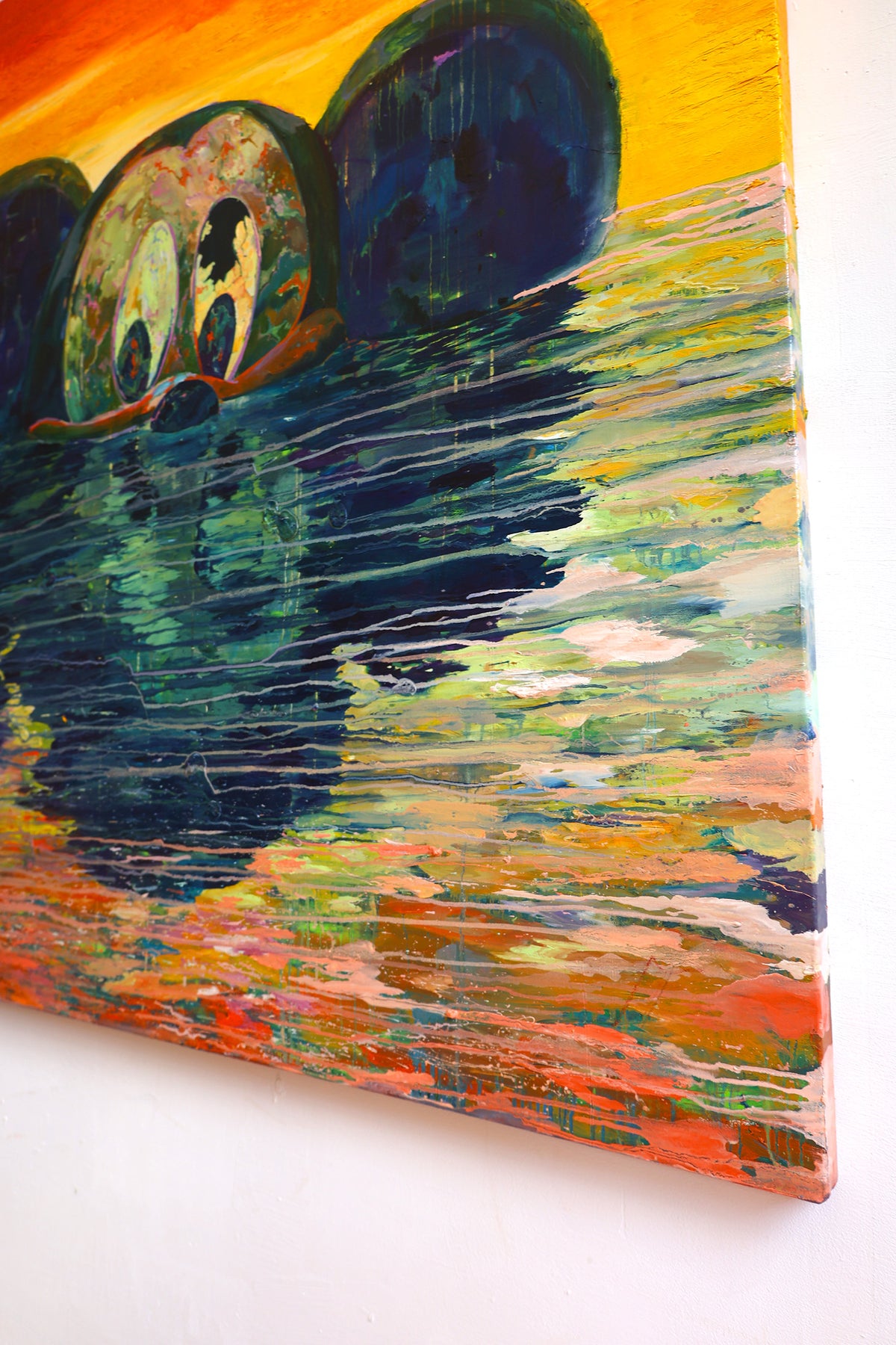
Fun Times by Dominic Virtosu: original work, 150x150cm / 59.05x59.05 in, oil on canvas, 2022 (view 16)