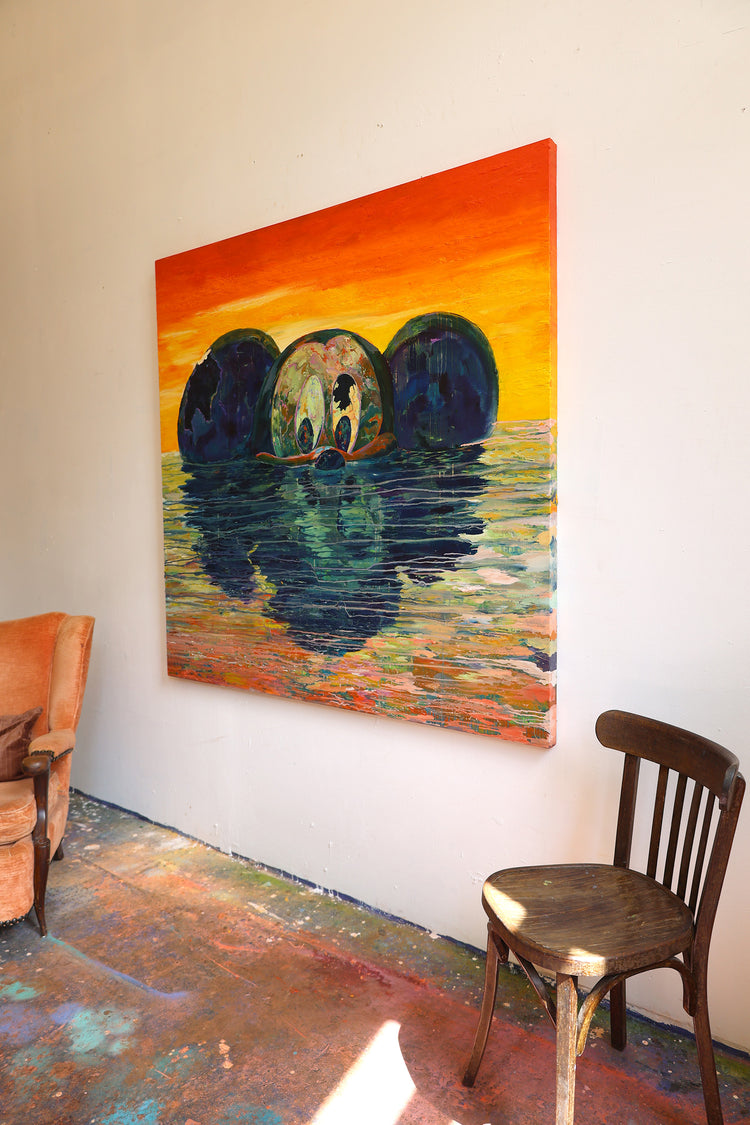 
Fun Times by Dominic Virtosu: original work, 150x150cm / 59.05x59.05 in, oil on canvas, 2022 (view 17)