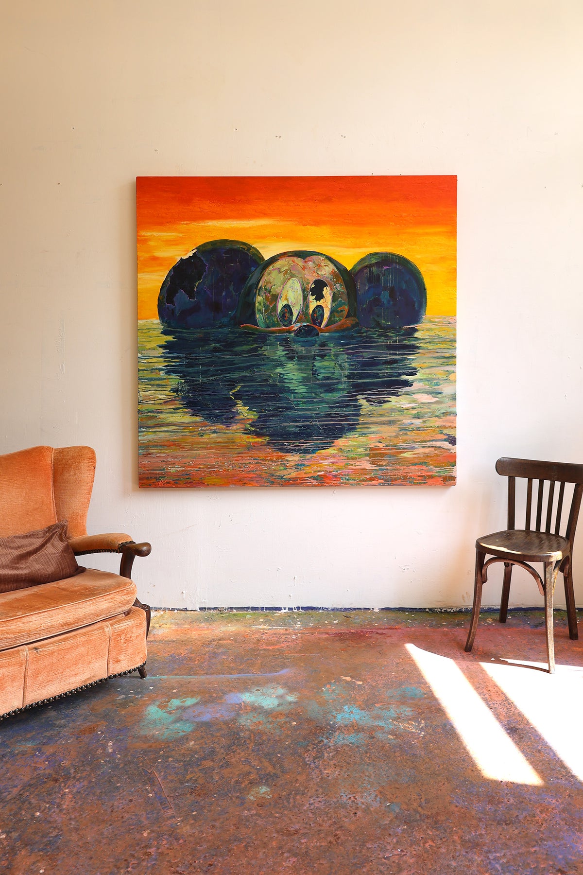 
Fun Times by Dominic Virtosu: original work, 150x150cm / 59.05x59.05 in, oil on canvas, 2022 (view 18)