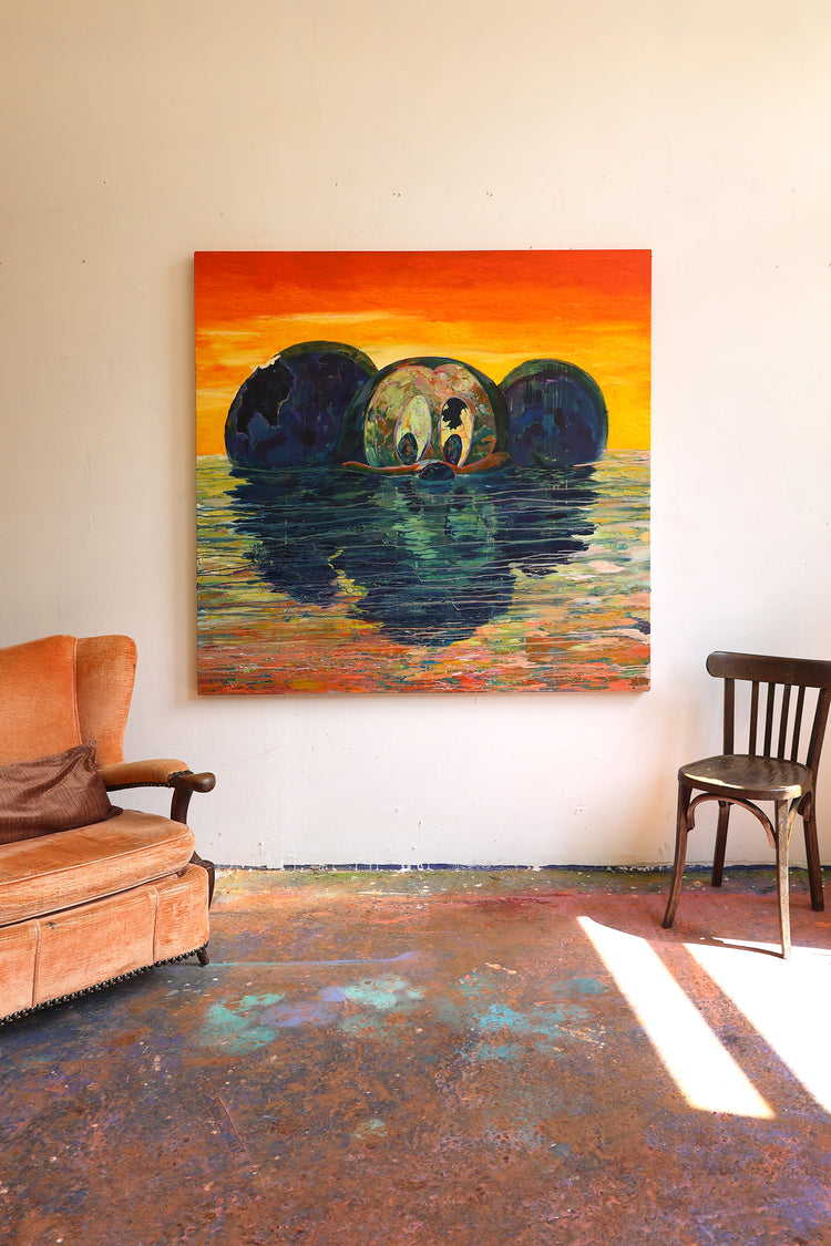 
Fun Times by Dominic Virtosu: original work, 150x150cm / 59.05x59.05 in, oil on canvas, 2022 (view 18)
