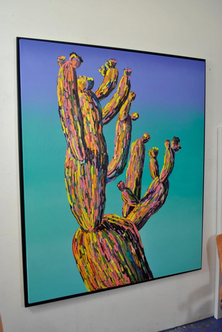 
Giant of Joy by Dominic Virtosu: original work, Oil Painting and spray paint on Canvas (view 3)