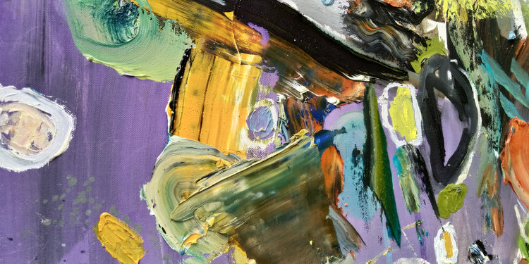 
Abstract Landscape by Dominic Virtosu: original work, 200x150cm / 78.74x59.06 in, oil on canvas, 2019 (view 2)