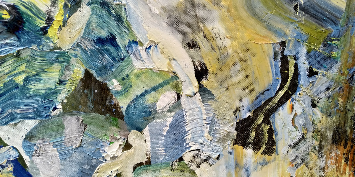 
Abstract Landscape by Dominic Virtosu: original work, 200x150cm / 78.74x59.06 in, oil on canvas, 2019 (view 8)