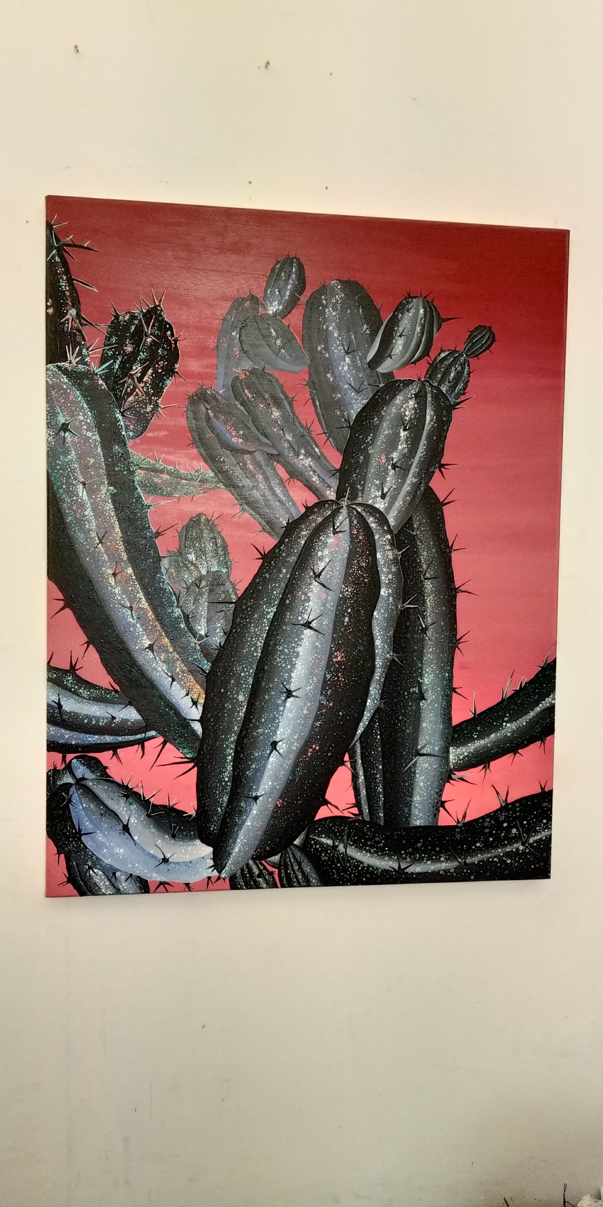 
Merry Christmas! by Dominic Virtosu: original work, 130x100cm / 51.18x39.3 in, oil and resin coating on canvas, 2020, private collection (view 14)