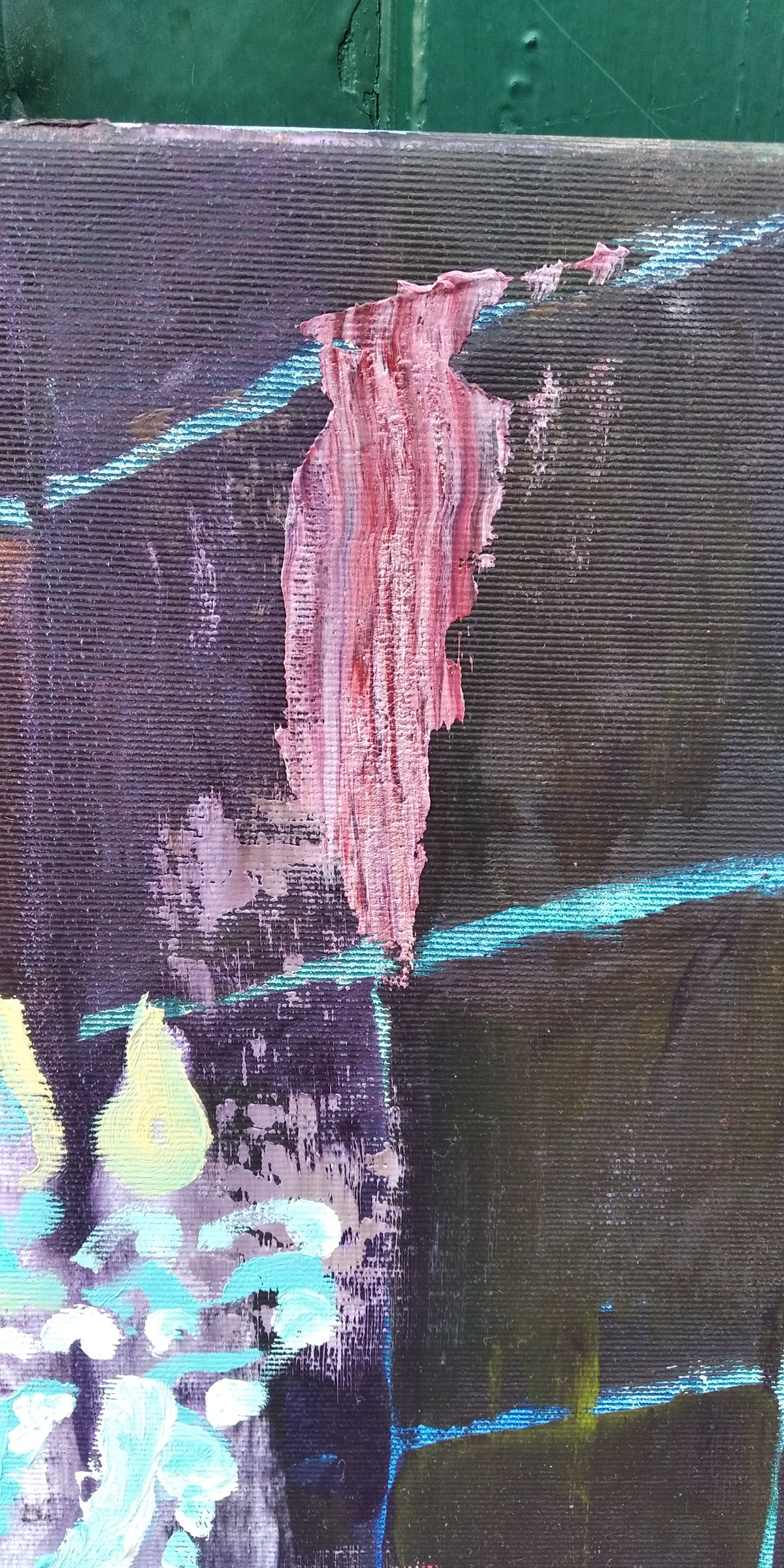 
White Knight by Dominic Virtosu: original work, 130x100cm / 51.18x39.3 in, oil on canvas, 2020 (view 6)