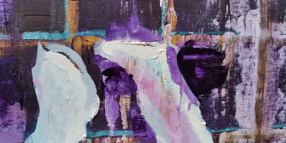 
White Knight by Dominic Virtosu: original work, 130x100cm / 51.18x39.3 in, oil on canvas, 2020 (view 8)