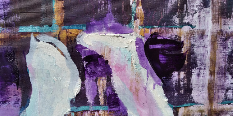 
White Knight by Dominic Virtosu: original work, 130x100cm / 51.18x39.3 in, oil on canvas, 2020 (view 8)