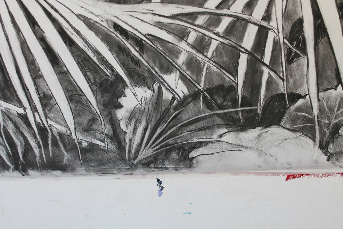 
Into the Wild by Dominic Virtosu: original work, 152x135cm / 53.1x59.8 in, charcoal on paper, 2020 (view 7)