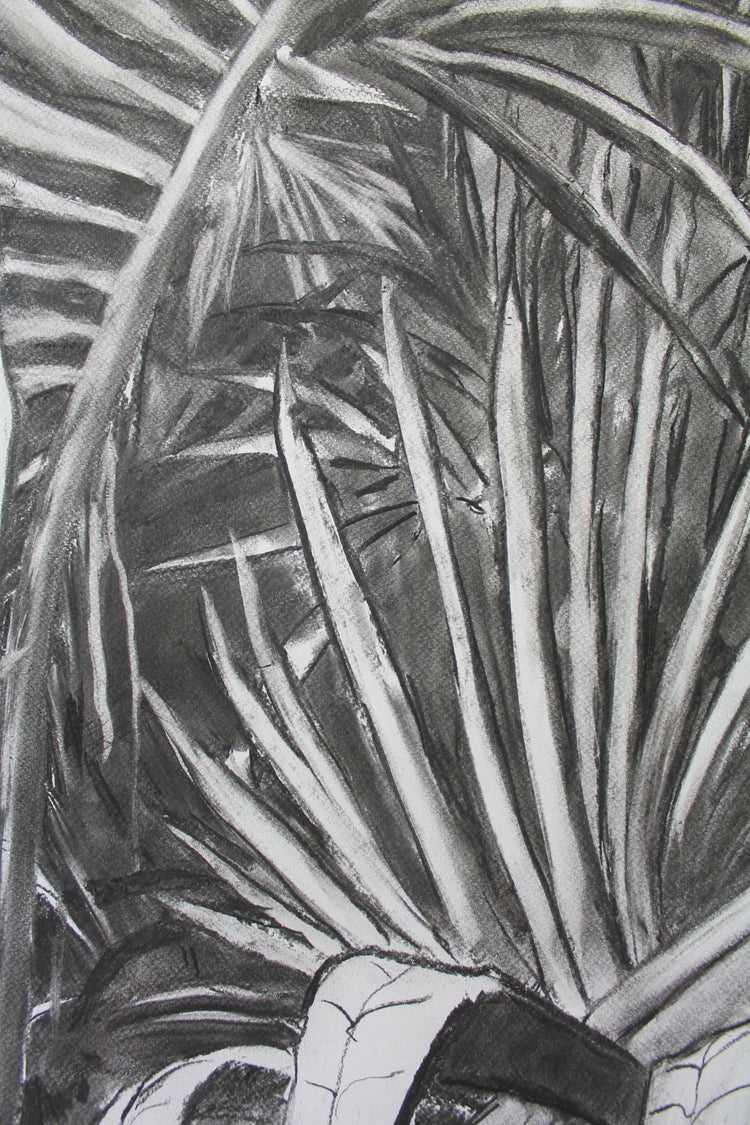 
Into the Wild by Dominic Virtosu: original work, 152x135cm / 53.1x59.8 in, charcoal on paper, 2020 (view 11)