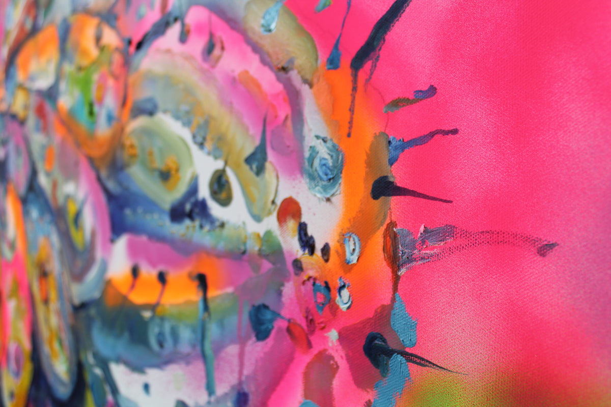 
Right Brain by Dominic Virtosu: original work, 150x130cm / 59.06x51.18 in, oil on canvas, 2019 (view 5)