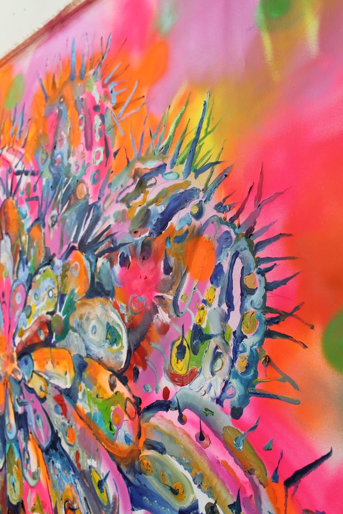 
Right Brain by Dominic Virtosu: original work, 150x130cm / 59.06x51.18 in, oil on canvas, 2019 (view 6)