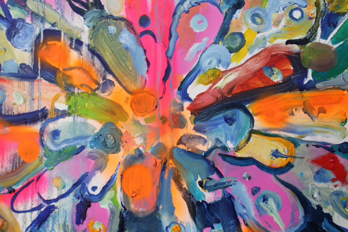 
Right Brain by Dominic Virtosu: original work, 150x130cm / 59.06x51.18 in, oil on canvas, 2019 (view 7)