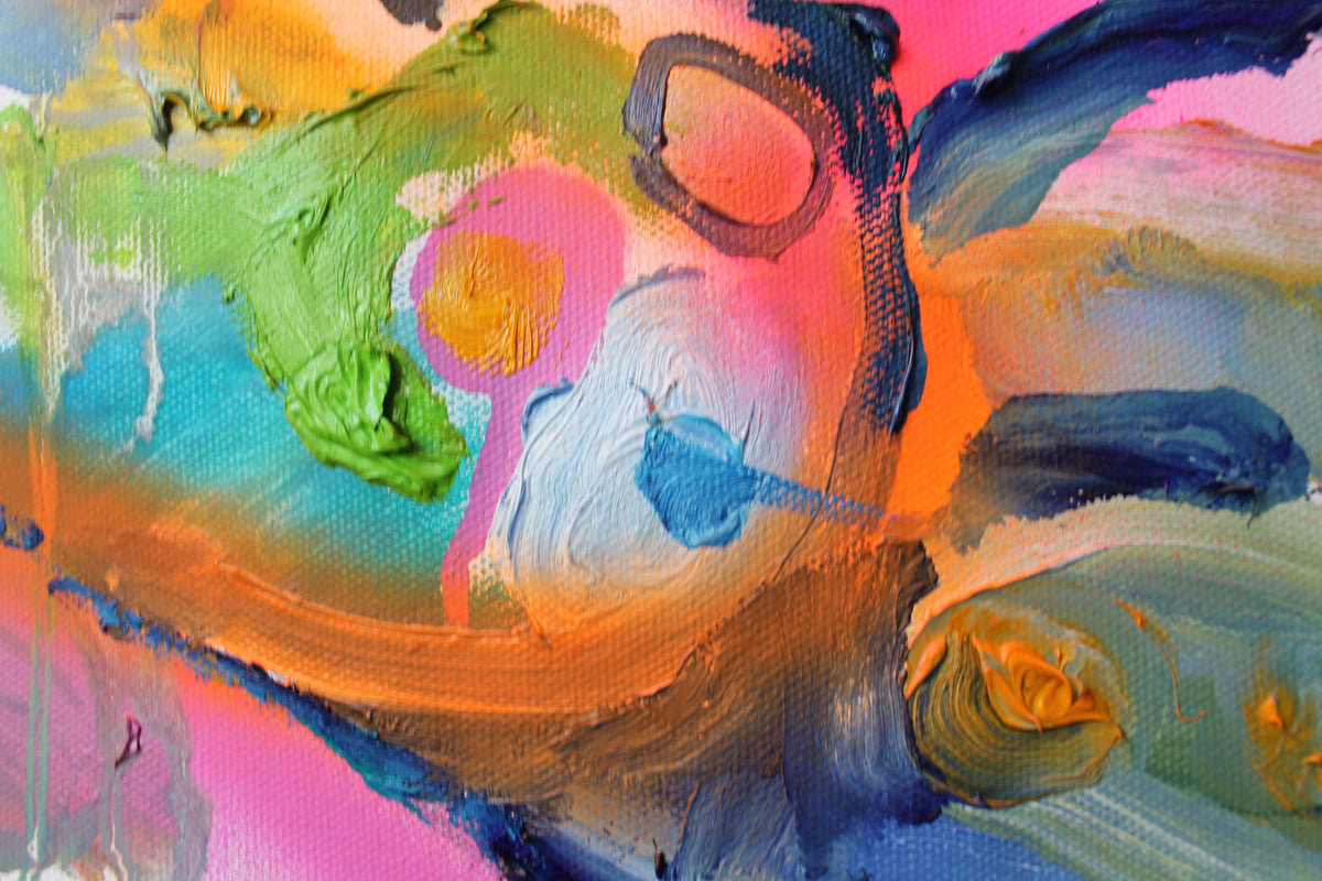 
Right Brain by Dominic Virtosu: original work, 150x130cm / 59.06x51.18 in, oil on canvas, 2019 (view 9)