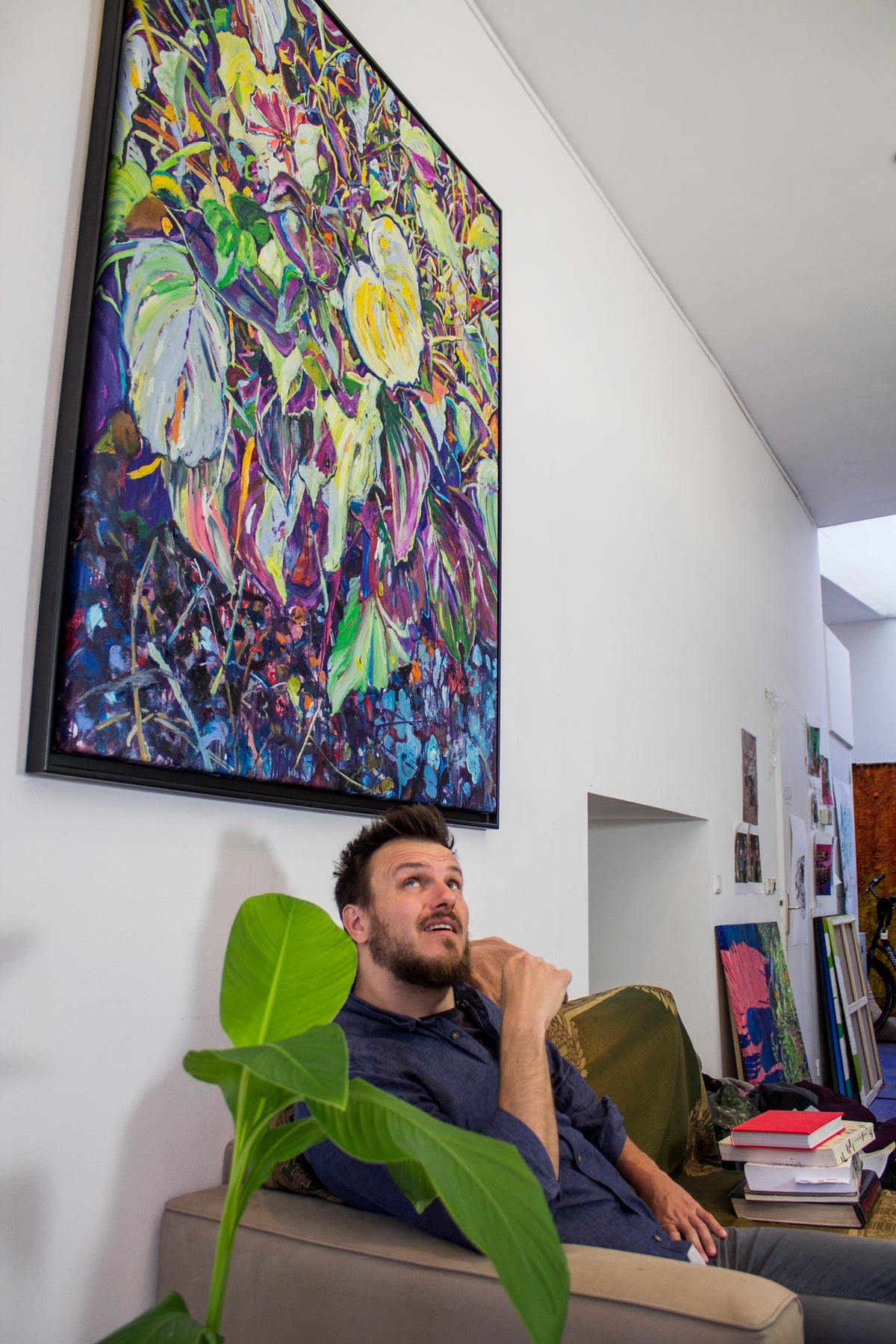 
Heart of the Jungle by Dominic Virtosu: original work, 150x125cm / 59.05x49.2 in, oil on canvas, 2019 (view 6)