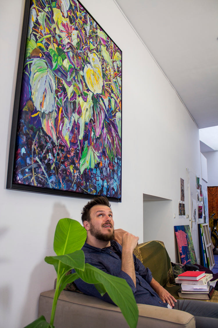 
Heart of the Jungle by Dominic Virtosu: original work, 150x125cm / 59.05x49.2 in, oil on canvas, 2019 (view 6)