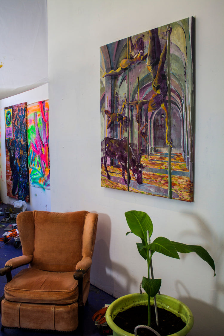 
Part of Heaven by Dominic Virtosu: original work, 130x100cm / 51.18x39.3 in, oil on canvas, 2020 (view 4)
