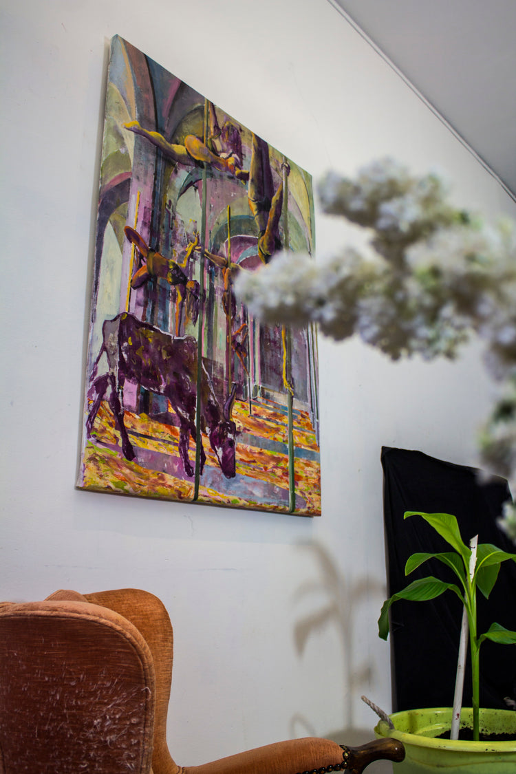 
Part of Heaven by Dominic Virtosu: original work, 130x100cm / 51.18x39.3 in, oil on canvas, 2020 (view 5)