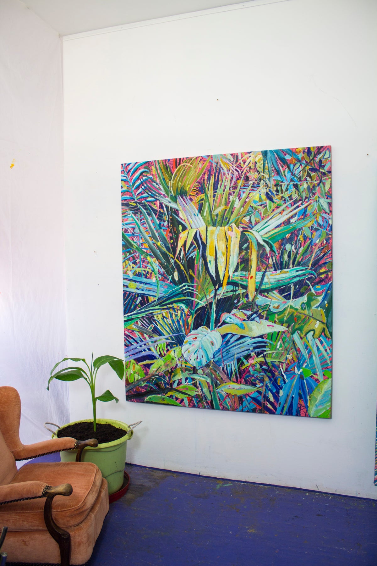
Savage Beauty by Dominic Virtosu: original work, 180x154cm / 70.8x60.6 in, oil on canvas, 2019 (view 2)