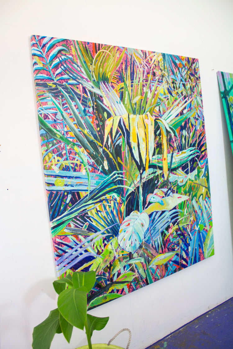
Savage Beauty by Dominic Virtosu: original work, 180x154cm / 70.8x60.6 in, oil on canvas, 2019 (view 7)