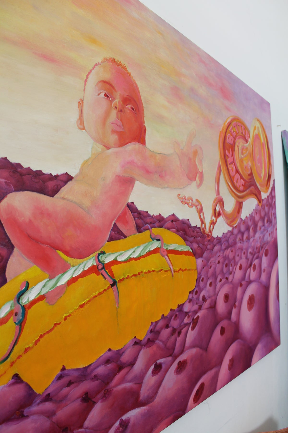 
Suck Better by Dominic Virtosu: original work, 130x170cm, oil on canvas, 2019 (view 5)