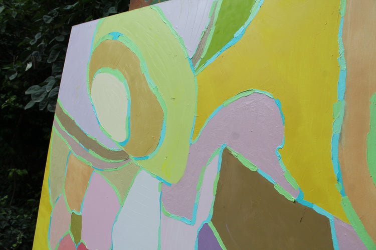 
Abstract Composition, 170x160cm, oil on canvas, 2013, detail of the work