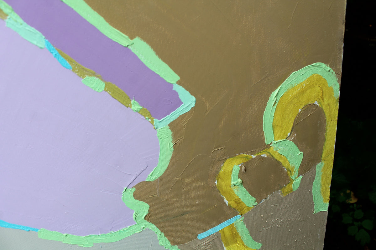 
Abstract Composition, 170x160cm, oil on canvas, 2013, detail of the work