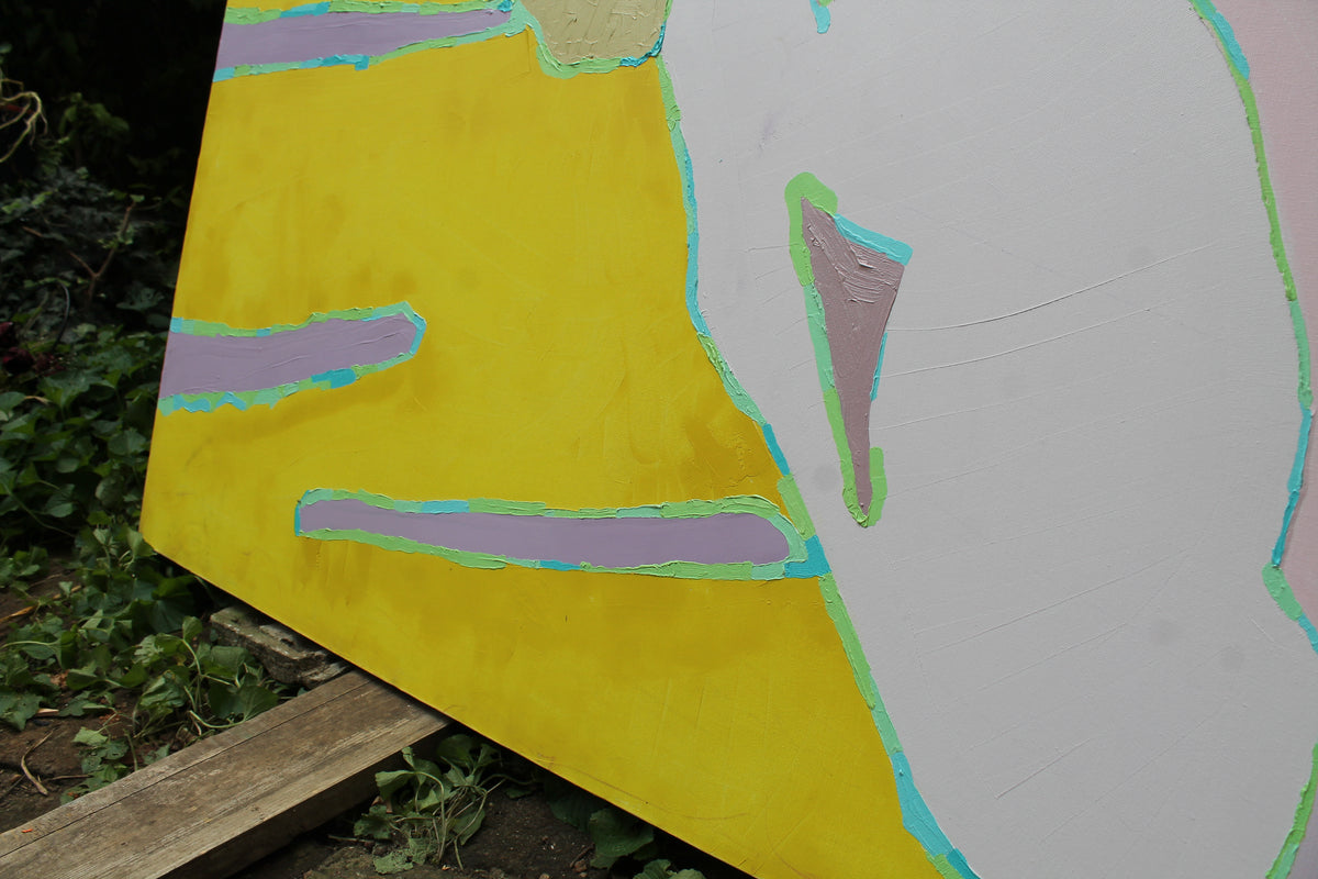 
Abstract Composition, 170x160cm, oil on canvas, 2013, detail of the work