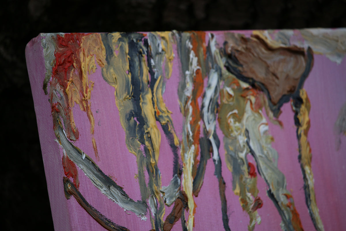 
Detail of the work "Jungle" - work completed and photographed by the Dominic Virtosu in 2019 at his country studio in Romania.