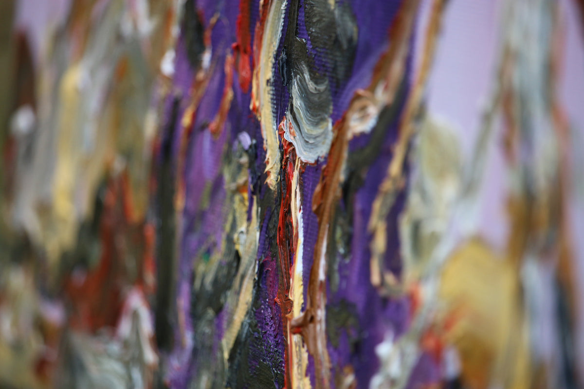 
Detail of the work "Jungle" - work completed and photographed by the Dominic Virtosu in 2019 at his country studio in Romania.