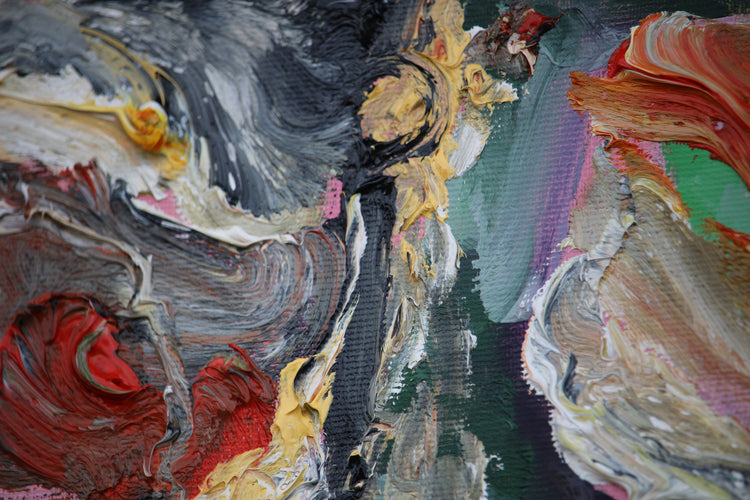 
Detail of the work "Jungle" - work completed and photographed by the Dominic Virtosu in 2019 at his country studio in Romania.