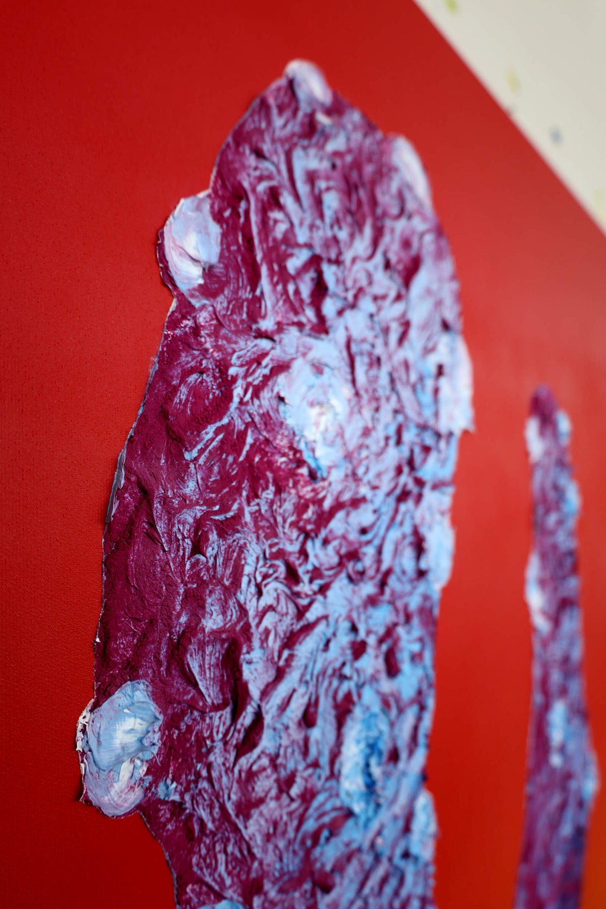 
King Cactus by Dominic Virtosu: original work, 150x130cm / 59.06x51.18 in, oil, spray paint and pigment on canvas, 2022 (view 20)