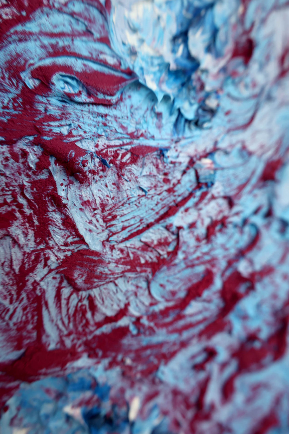 
King Cactus by Dominic Virtosu: original work, 150x130cm / 59.06x51.18 in, oil, spray paint and pigment on canvas, 2022 (view 8)