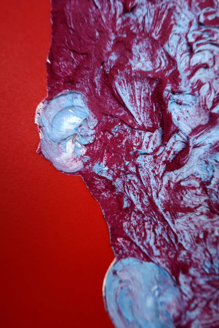 
King Cactus by Dominic Virtosu: original work, 150x130cm / 59.06x51.18 in, oil, spray paint and pigment on canvas, 2022 (view 19)