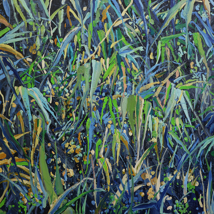 
Leaves of Truth by Dominic Virtosu: original work, 100x100cm / 39.3x31.49 in, oil on canvas, 2021