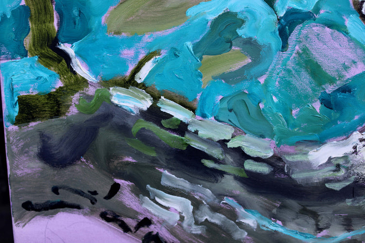 
Look over There by Dominic Virtosu: original work, 160x150cm / 62.99x59.05 in, oil on canvas, 2015 (view 4)