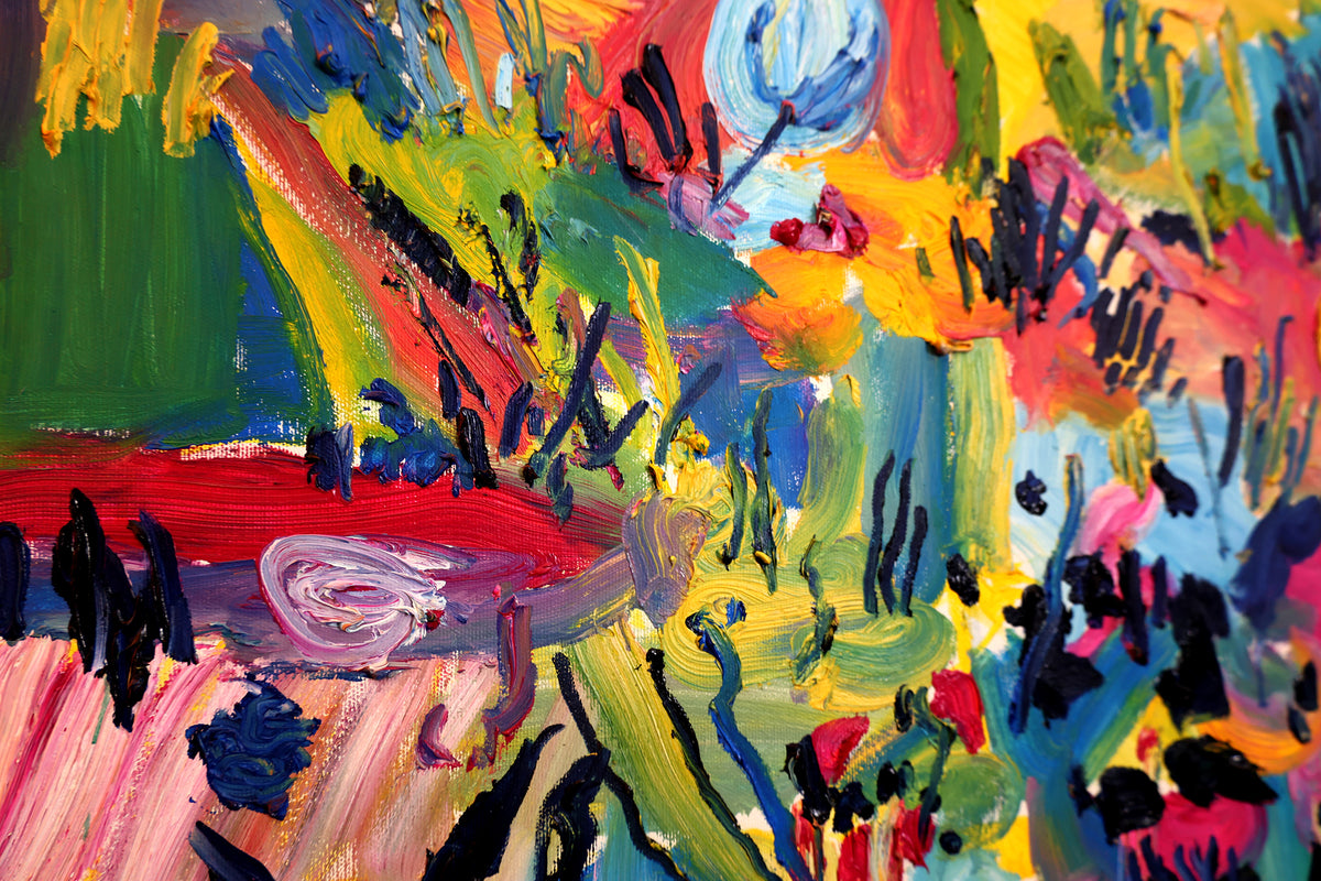 
Mixed Feelings by Dominic Virtosu: original work, 90x90 cm / 35.4x35.4 in, oil on canvas, 2021 (view 4)