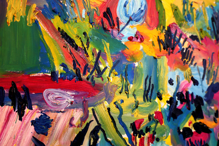 
Mixed Feelings by Dominic Virtosu: original work, 90x90 cm / 35.4x35.4 in, oil on canvas, 2021 (view 4)