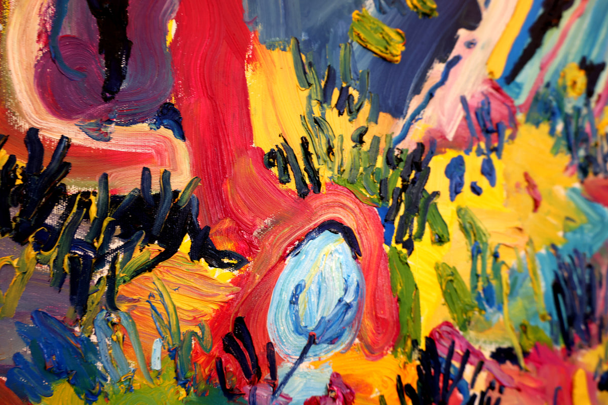 
Mixed Feelings by Dominic Virtosu: original work, 90x90 cm / 35.4x35.4 in, oil on canvas, 2021 (view 6)