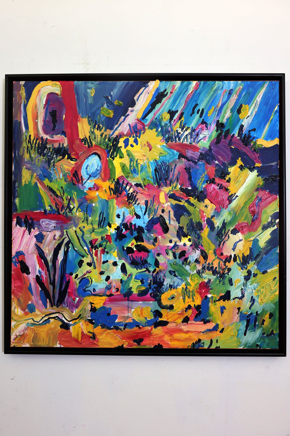 
Mixed Feelings by Dominic Virtosu: original work, 90x90 cm / 35.4x35.4 in, oil on canvas, 2021 (view 7)