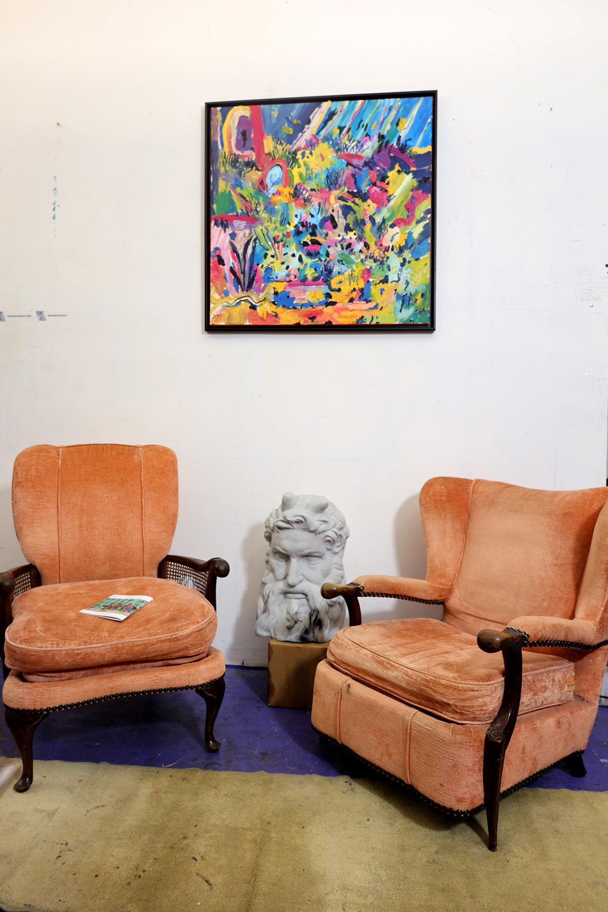 
Mixed Feelings by Dominic Virtosu: original work, 90x90 cm / 35.4x35.4 in, oil on canvas, 2021 (view 8)