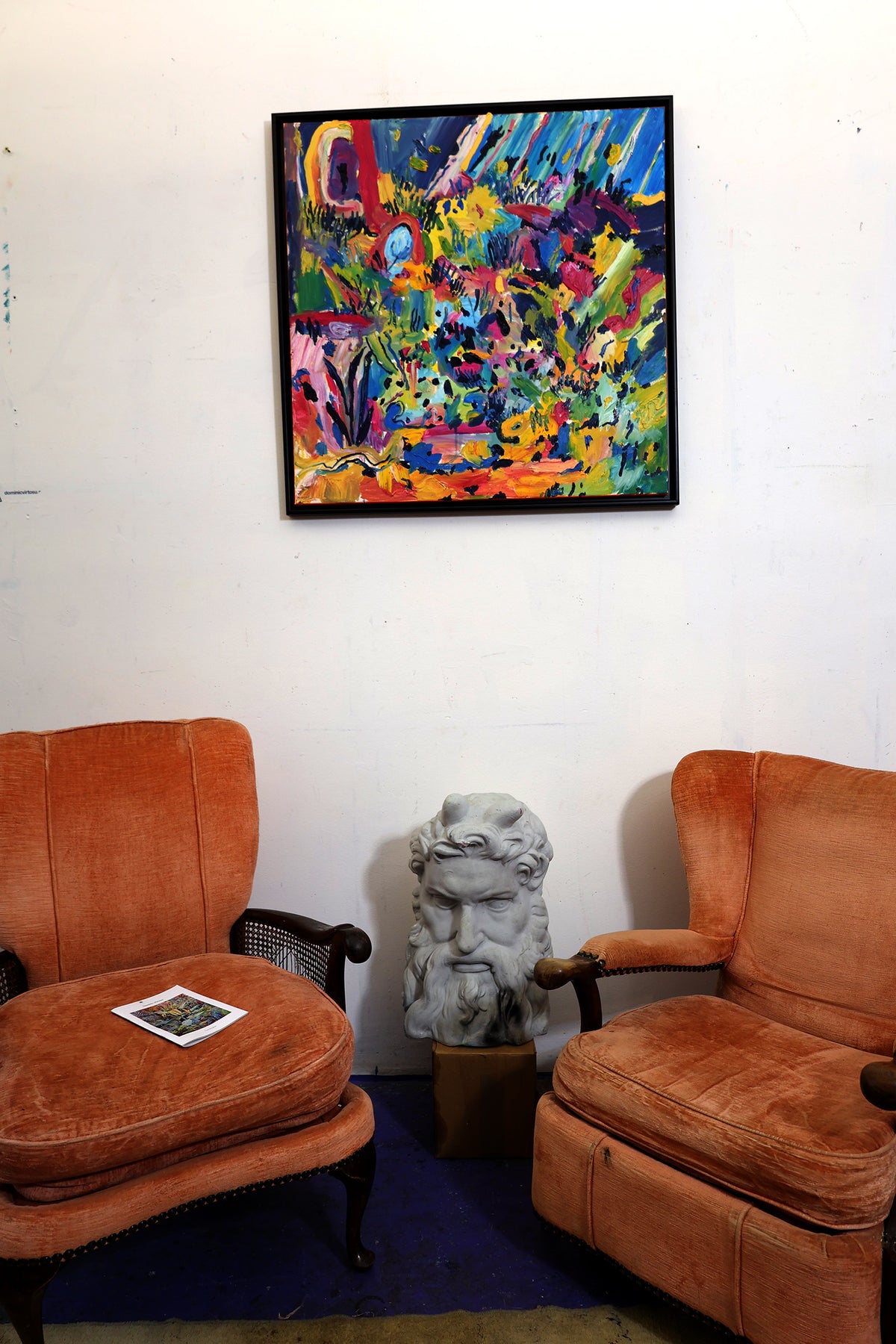 
Mixed Feelings by Dominic Virtosu: original work, 90x90 cm / 35.4x35.4 in, oil on canvas, 2021 (view 10)