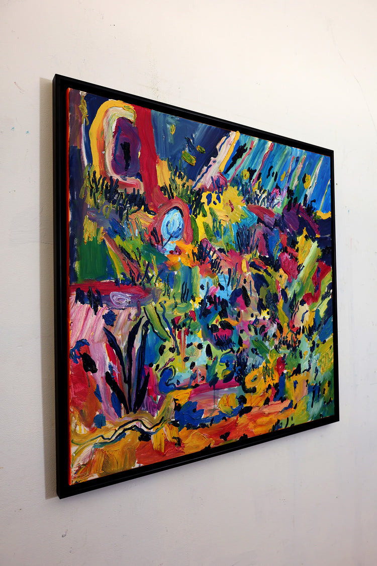 
Mixed Feelings by Dominic Virtosu: original work, 90x90 cm / 35.4x35.4 in, oil on canvas, 2021 (view 11)