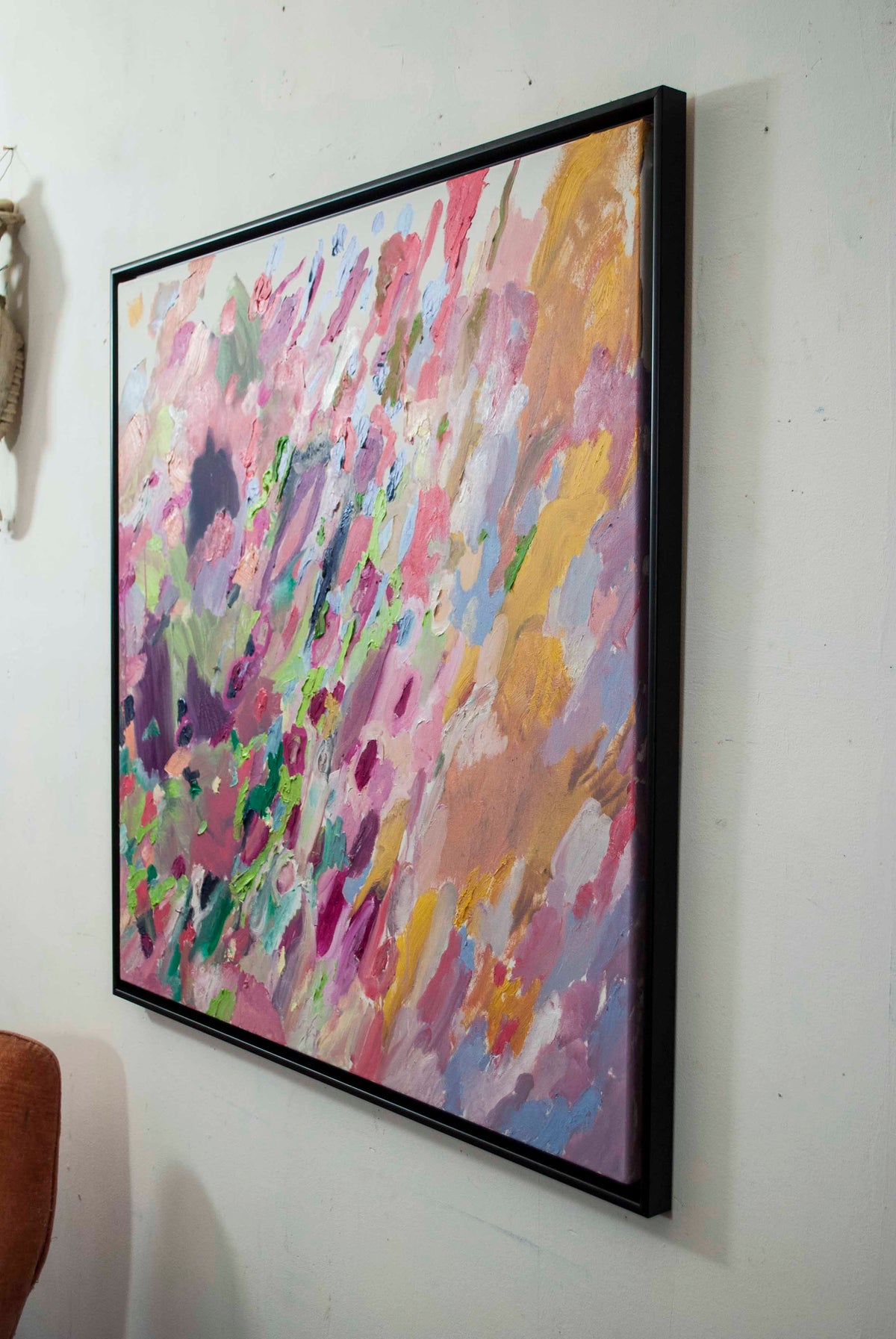 
Mood of the Day by Dominic Virtosu: original work, 100x100 cm / 39.37x39.37 in, oil on canvas, 2021 (view 7)
