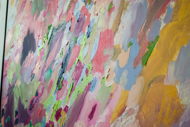 
Mood of the Day by Dominic Virtosu: original work, 100x100 cm / 39.37x39.37 in, oil on canvas, 2021 (view 9)
